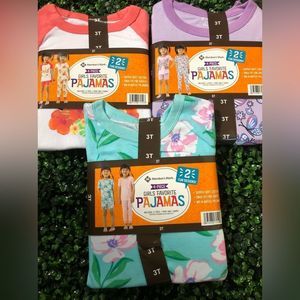3 packs of kids pajama sets 3T NWT (6 sets-two packs)